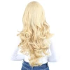 ieg™ Yoğun Dalgalı Fiber Sentetik Uzun Perçemsiz Peruk - Sarı
