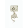 ieg™ Yunus Zirkon Taşlı Sallatılı Çelik Charm