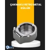 ieg™ Yuvarlak Çakmaklı Küllük Dayanıklı Metal Yapı