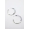 ieg™ Zirkon Taşlı Küpe - Gümüş