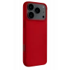 ieg™  Apple iPhone 17 Pro Max Nano içi Kadife Silikon - Kırmızı