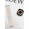 ieg™  Apple Watch 42mm Forest Kumaş Kordon - Krem
