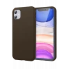 ieg™  iPhone 11 Kılıf First Silikon - Kahverengi