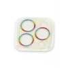 ieg™  iPhone 13 Pro Shine Kamera Lens Koruma Cam - Rainbow