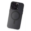 ieg™  iPhone 15 Pro Kılıf Mateks Magsafe Kapak - Siyah