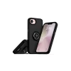 ieg™  iPhone 16E Kılıf Montreal Yüzüklü Silikon Kapak - Siyah