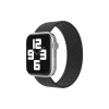 ieg™  Apple Watch 38mm Ayarlı Solo Silikon Kordon - Siyah