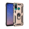 ieg™  Huawei P40 Lite E Kılıf Sofya Yüzüklü Silikon Kapak - Gold
