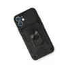 ieg™  iPhone 11 Kılıf Pars Lens Yüzüklü Silikon - Siyah
