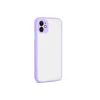 ieg™  iPhone 12 Kılıf Montreal Silikon Kapak - Mor