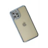 ieg™  iPhone 12 Pro Kılıf Joke Taşlı Silikon - Mavi