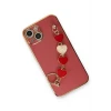 ieg™  iPhone 14 Kılıf Esila Silikon - Kırmızı