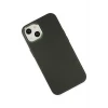 ieg™  iPhone 14 Plus Kılıf Asya Deri Silikon - Koyu Yeşil