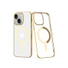 ieg™  iPhone 14 Plus Kılıf Element Magneticsafe Sert Kapak - Gold