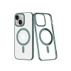 ieg™  iPhone 14 Plus Kılıf Element Magneticsafe Sert Kapak - Köknar Yeşili