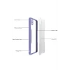ieg™  Samsung Galaxy A02 Kılıf Platin Silikon - Mavi
