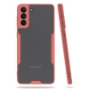 ieg™  Samsung Galaxy S21 Plus Kılıf Platin Silikon - Pembe