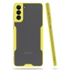 ieg™  Samsung Galaxy S21 Plus Kılıf Platin Silikon - Sarı