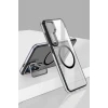ieg™  Samsung Galaxy S24 Crystal Magsafe Kapak - Siyah