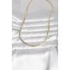 ietaks™ CM 14K Gold Renk Yassı Zincir Model 45 cm Kadın Kolye