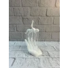 ieg™ 3D El Üzerinde İnsan Figürü Beyaz Minimal Masa Üstü Dekor