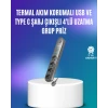 ieg™ 4’lü Çoklu Priz 2 USB Type-C Girişli Akım Korumalı Siyah