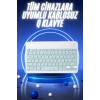 ieg™ Bluetooth Şarj Edilebilir Mini Q Klavye Kablosuz Taşınabilir