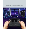 ieg™ Işıklı Kablosuz Mini Klavye – 2.4 GHz, Dokunmatik Mouse Özellikli