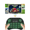 ieg™ Kablosuz Türkçe Q Klavye RGB Işıklı Televizyon Ps3 Dokunmatik Mouse