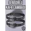 ieg™ Kafa Lambası Kamp Lambası Led Işık Şarjlı Ayarlanabilir
