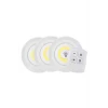 ieg™ Led Lamba 3lü Uzaktan Kumandalı Yapışkanlı