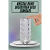 ieg™ Masa ve Gece Lambası Şık ve Dayanıklı Sensörlü Şarjlı Kristal Lamba