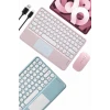 ieg™ Profesyonel Wifi Q Klavye Bluetooth Klavye Touchpad 10.8 Inç