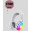 ieg™ Type-C Şarjlı RGB Işıklı Bluetooth Oyuncu Kulaklığı