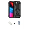 iPhone 14 Kılıf Ahenk Klasik Koleksiyonu - Siyah Joko Magic 5D Cam + Diamond Kamera Lens - KI