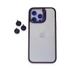 iPhone 14 Pro Max Kılıf Roblox Lens Standlı Kapak - Derin Mor