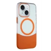 iPhone 15 PC Suit Magsafe Kapak - Turuncu