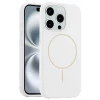 iPhone 15 Pro Max Kılıf Jully Magsafe Kapak - Beyaz