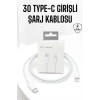 Iphone Uyumlu İOS Uyumlu Lightning Hızlı Şarj Tye C Lightning Şarj Kablosu