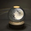 Işıklı Dekoratif Usbli Cam Küre
