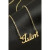 İslim İsimli Kolye (Kişiye Özel)