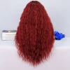 Kabarık Dalgalı Kızıl Tül Peruk