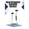 Kablolu Kulakiçi Bluetooth Kulaklık Mıknatıslı Anc Özellikli Yüksek Ses Kaliteli