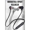 Kablolu Mıknatıslı Sport Kulaklık Bluetooth Bağlantılı