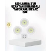 Kablosuz Gün Işığı 3’lü Led Spot Lamba Kumandalı