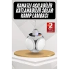 Kamp Lambası Güneş Enerjili Solar 5 Kanatlı Katlanır Lamba Karavan