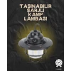Kamp ve Bahçe İçin Retro LED Fener – Sıcak Işık, Uzun Ömürlü Batarya