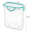 Kilitli Kapaklı Contalı Hava,Su Sıvı Geçirmez 2,4 Litre Erzak Saklama Kabı-SA590 (4887)