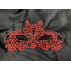 Kırmızı Dantel Masquerade Maskesi Çift Taraflı 10 No (4887)