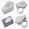 Kontrol Için Özel Kutulu Metal Işıklı Lup 30X21